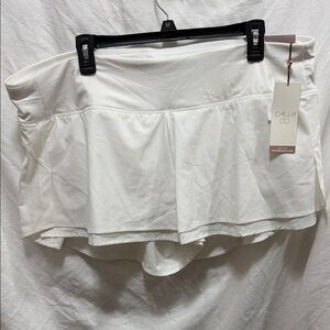 CALIA by Carrie Underwood Cream Athletic Shorts